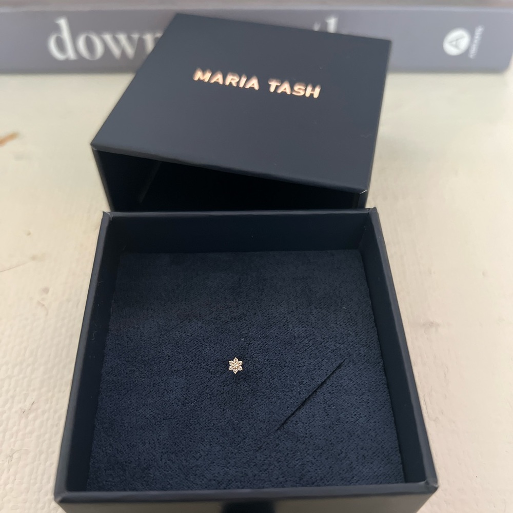 Maria Tash Diamond Flower Earring